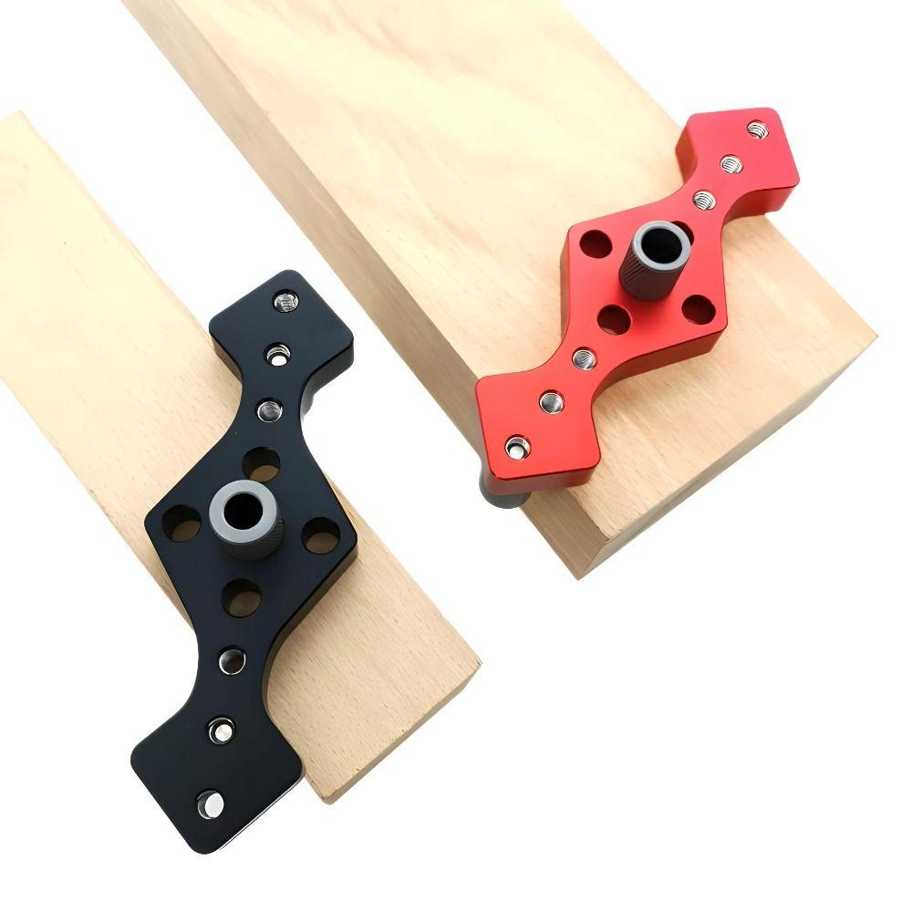 Adjustable Drill Positioner Aluminum Construction Drill Guide Kit Dowel Drilling