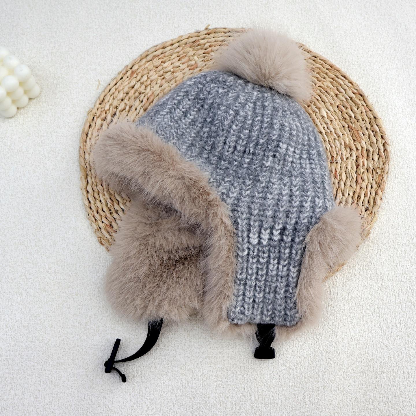 

Women S Winter Ski & Cycling Hat with Ear Flaps, Adjustable Drawstring Closure, Soft Warm Beanie for Skiing, Cycling, Commuting one size шифер серый