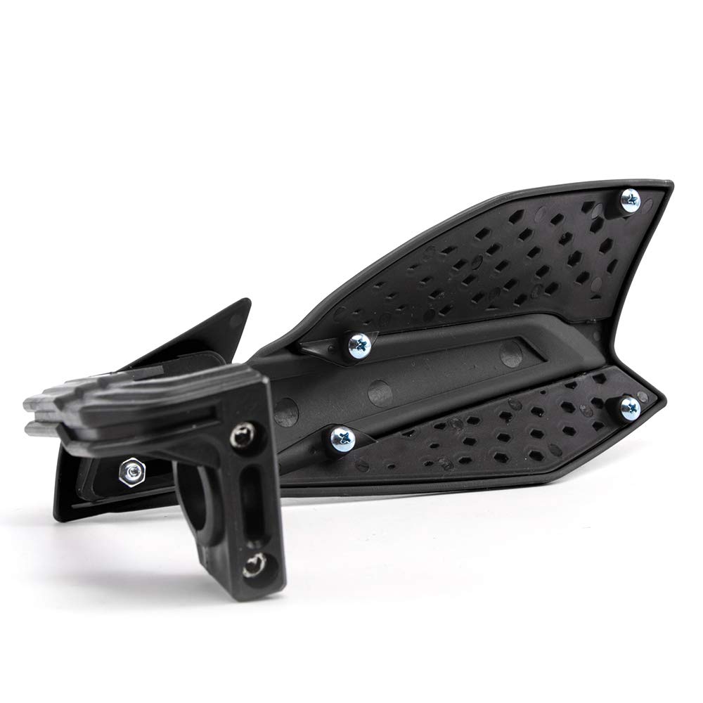 Evomosa Motorcycle inch Motocross Black Handguards, Universal, 7/8 (22mm), Handguards,