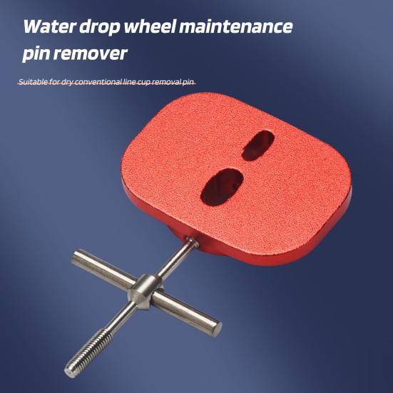 Fishing Reel Bearing Pin Remover Aluminum Alloy Portable Baitcasting Reel Pin Removal Tools Fishing Gear Modification Repair Maintenance Accessories