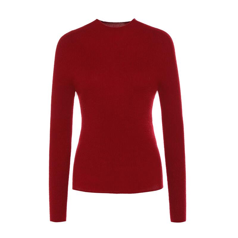 

G·TENNA Women s MH24011 Pure Wool Round Neck Sweater L
