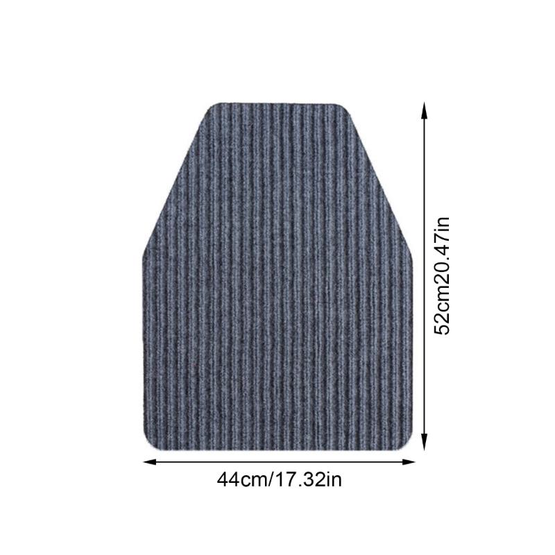Slip Resistant Absorbing Bathroom Mat For Male Urinal Durable Polyester Fiber Easy Cleaning Floor Protectors Urinal Rug