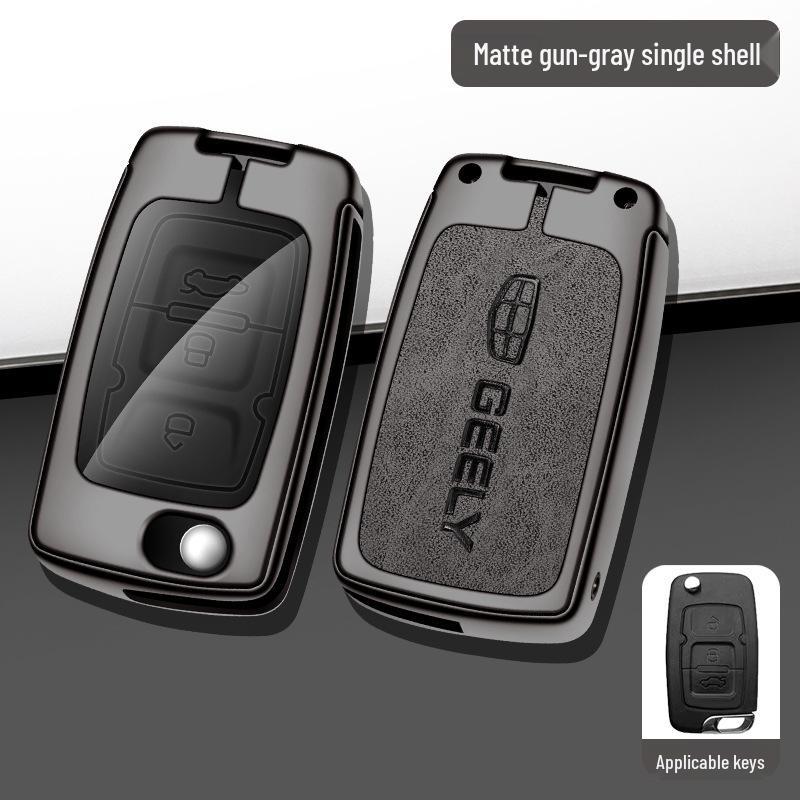 Geely Emgrand EC8/GX7 Key Cover with Metal Shell & Leather Bag