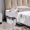 Bedside Caddy, Felt Bed Storage Organizer Hanging Bag Holder with 5 Pockets, Magazine Book Phone Tablet iPad Cables Remote and Water Bottle Holder
