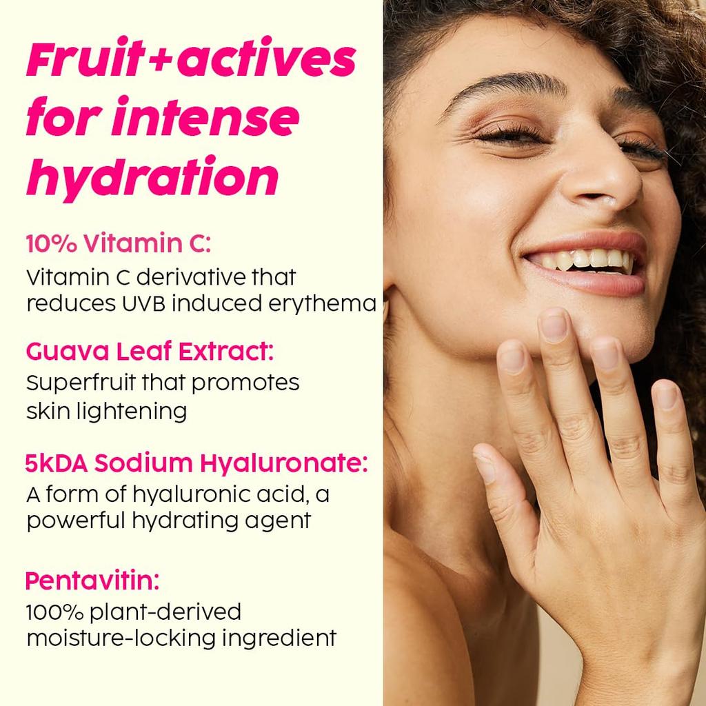 PLIX The Plant Fix Vitamin C Guava Combo Face Wash 100ml & Serum 20ml Skin Brightening Moisturizer