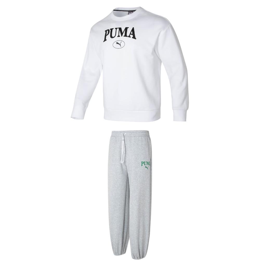 

Puma Удобный Дышащий Комплект Худи и Брюк с Круглым Вырезом и Длинным Рукавом Унисекс 682929-02+682928-04 M