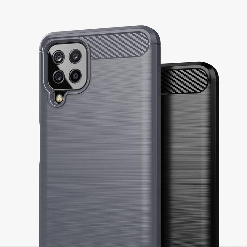 Flexible Carbon Cover for Samsung Galaxy A22 4G - Black