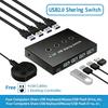 Xiaomi USB 3.0/2.0 Sharing Box 4 Ports Host Switch Hub For PC Laptop Share Keyboard Mouse Printer Multi Device Accessory