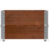 Pallet Top Frame Set 2 Pcs Brown 80 X 60 Cm Solid Pine Wood