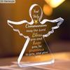 Acrylic Decoration In The Shape of a Peace Angel, Perfect for Living Rooms, Parties, And Festivals. This One-Piece Ornament Makes a Thoughtful Gift