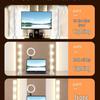 Streamer Desktop Fill Light: Double Row LED for Professional Live Room, Video Background, and Atmosphere.