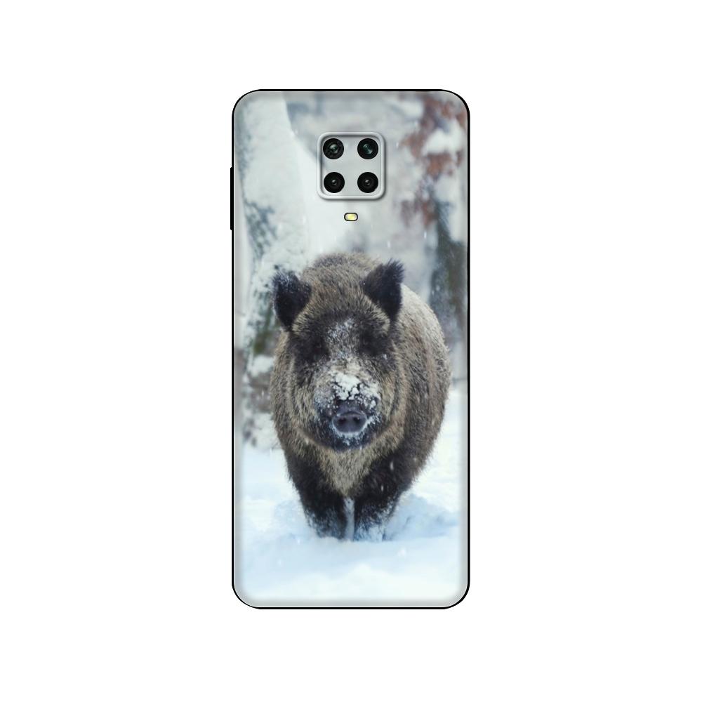 

Черный чехол из ТПУ для Xiaomi Redmi 7A 8 8A 9 9A 9C Чехол Redmi Note 8T 8 Pro T Note 9 9S 9 Pro Чехол wild boar Xiaomi Redmi 9