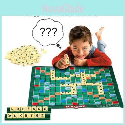 Jogo de Tabuleiro Scrabble Divertido e Envolvente para Crianças e Adultos para Aprimorar Habilidades de Vocabulário