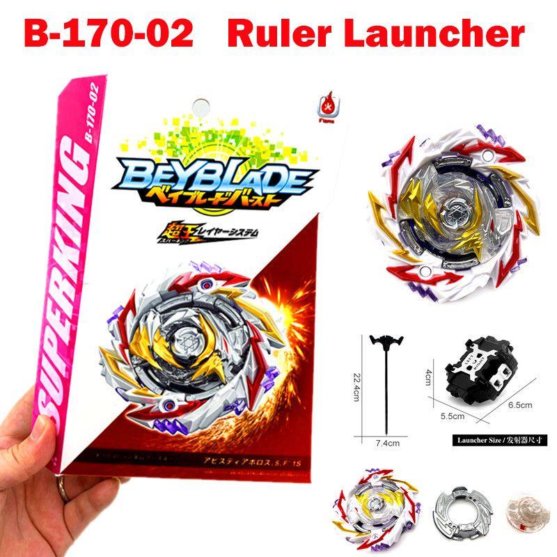 Superking Beyblade Burst B170 02 Abyss Diabolos 5 Fusion 1s Spark Launcher