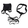 Paracadute da Nuoto Professionale Sicuro Portatile Set Cintura per Allenamento Resistenza Nuoto per Bambini Adulti 20cm 7.9in Nero