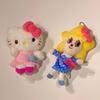 Cute Kt Cat Plush Doll Keychain Bag Charm Hellokitty Pendant Cartoon Backpack Decoration