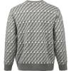 EMPORIO ARMANI Sweaters Men's Gray Crew Neck Moderate Other 6R1MU2-1MMKZ-F430