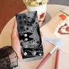 Stylish cute cat suitable for Samsung A51 mobile phone case S25ULtra glass A71 protective case S23Plu hard case