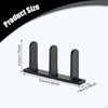 4Pcs Siding Closet Door Floor Guides Brackets Sliding Bottom for Cabinets