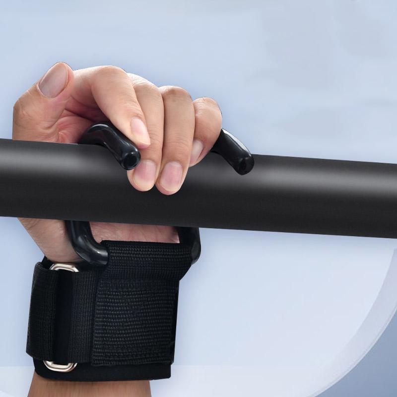Fitness Vzpírání Chránič dlaně Hák na zápěstí pro shyby Hrazda Sportovní vybavení Silový trénink Pomůcka na ruku Hák