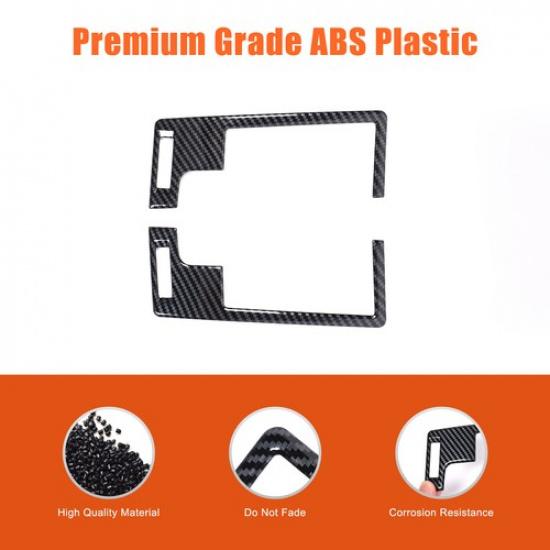 Carbon Fiber ABS Dashboard Side Air Vent Trim For Nissan 350Z Z33 2003-2006