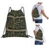Noble House Of Black Family Tree Backpacks Fashion Drawstring Bags Storage Bag Book Bags for Man Woman School