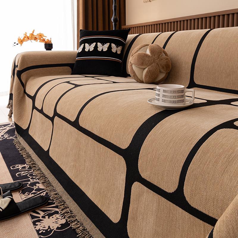 The Sofa Towel Is Universal in All Seasons The New Dirt-resistant Sofa Blanket One-piece Cushion Chenille Cover