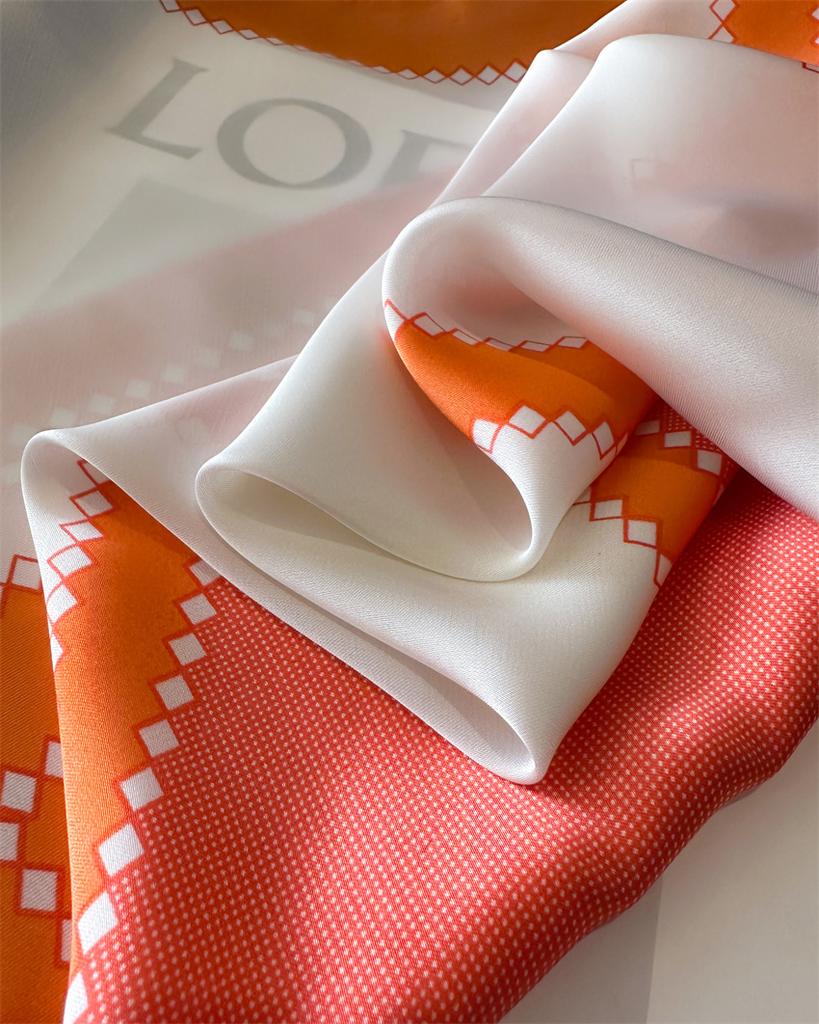 70cm Luxury Silk Square Scarf Womens Satin Bandana Print Scarves Head Band Fashion Lady Hair Shawl Wrap Female Neckerchief Hijab