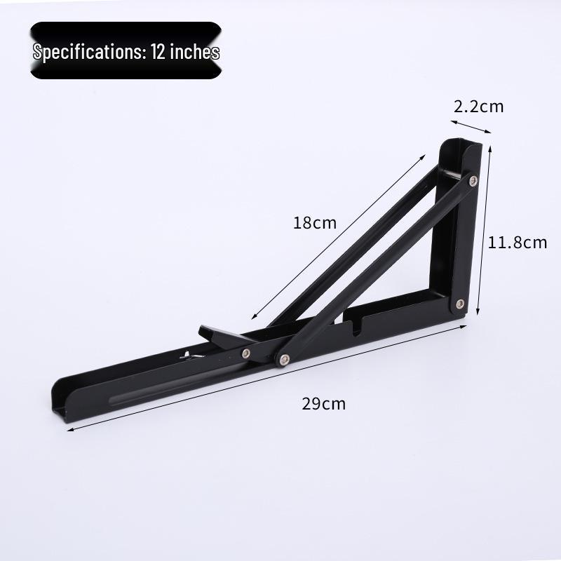 Thickened Stainless Steel Foldable Triangle Shelf Bracket for Wall Support