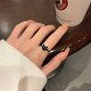 Cute cat ring women's niche design sense sweet retro opening fashion personality ins pair ring couple model