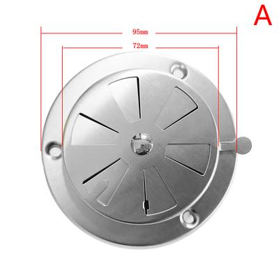 95/125Mm Adjustable Air Vent Grille Round Ducting Ventilation Grilles Cover Bbq Grill Smoker Exhaust Vent Stove
