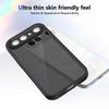 KEYSION Matte Translucent Black Phone Case for VIVO X300 FE Soft Silicone+PC Anti-slip Shockproof Back Cover for VIVO X300 FE 5G