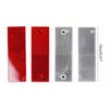 10x Modified Racing Pasters Improvement Rectangle Stickers DIY Custom Car Decoration Personality Decals  Red