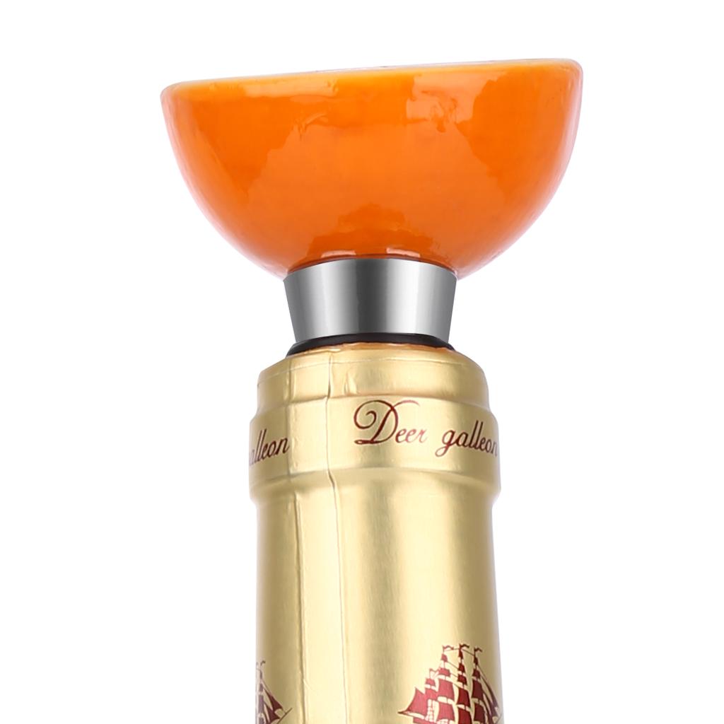 Tooarts Lemon Stopper Iron Wine Bottle Stopper Airtight Seal Decorative Lemon Cork Modern Wine