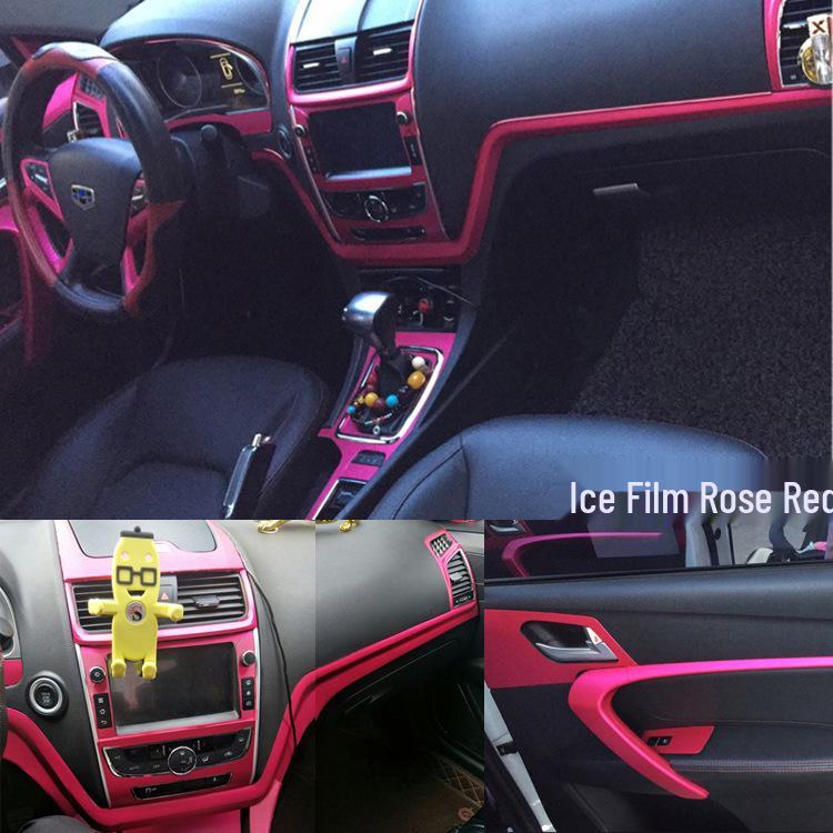14-16 Emgrand EC7 Interior Wrap Sticker for Center Console Gear Color Modification