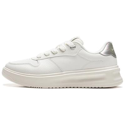 Li Ning Cloud Wysokie Wszechstronne Gruba Podeszwa Zwiększające Wzrost Antypoślizgowe Odporne na Ścieranie Oddychające Niskie Buty do Skate'a Damskie sneakersy AGCU320-3