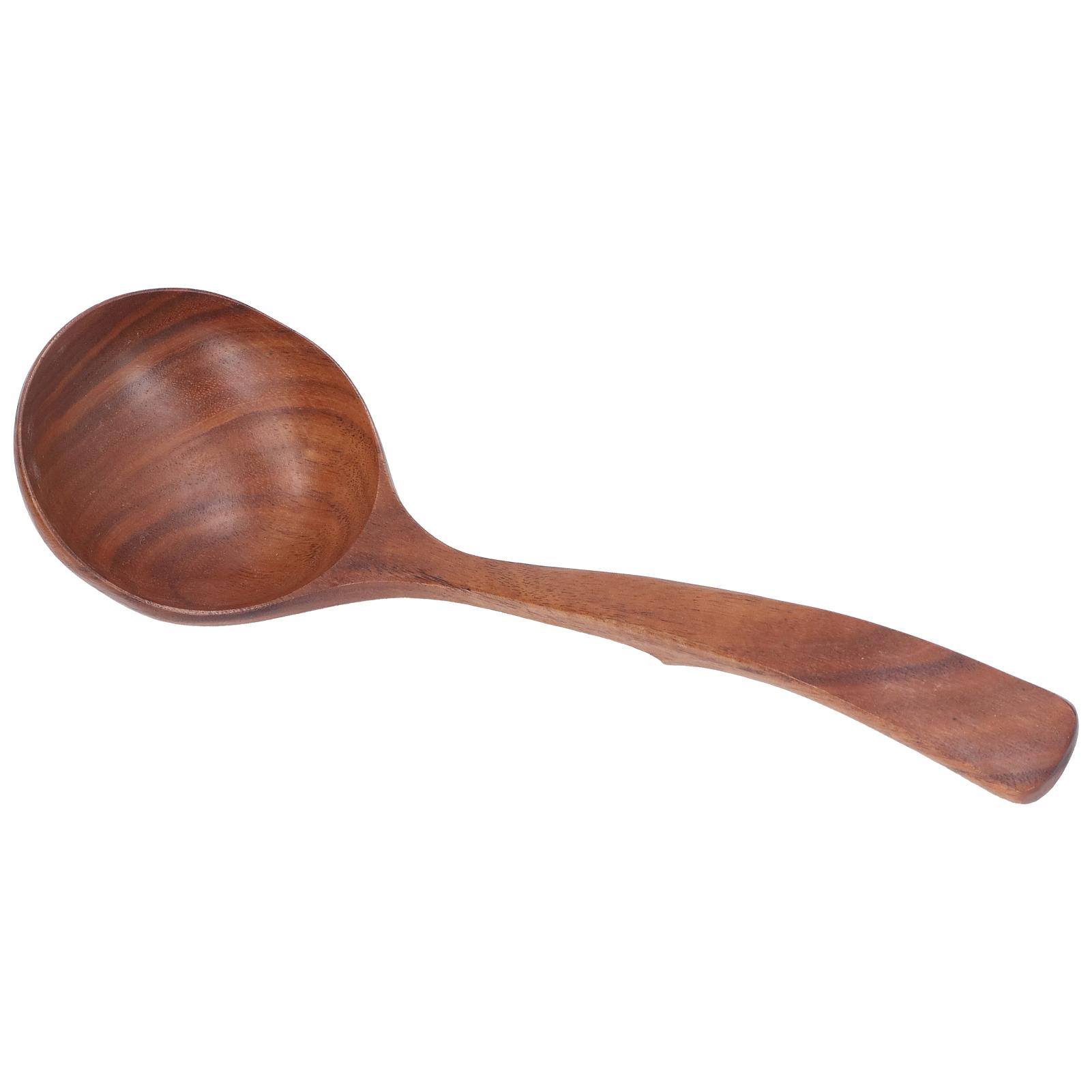 Louche en bois   Cuillère à porridge en bois Vaisselle Outil de cuisine de restauration pour la maison Enfants