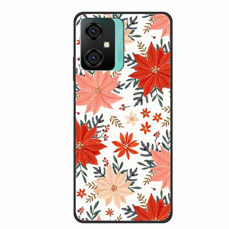 For Blackview Oscal C70 Phone Cover Case Luxury Silicone TPU For Blackview Oscal C 70 Soft Marble Flowers Protective Cases Coque