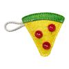 Natural Cat Chew Toy Silver Vine Catnip Toy Pizza Bread Loofah Kitten Teething Toy for Indoor Cats Anxiety Relief Safe Teeth Cleaning