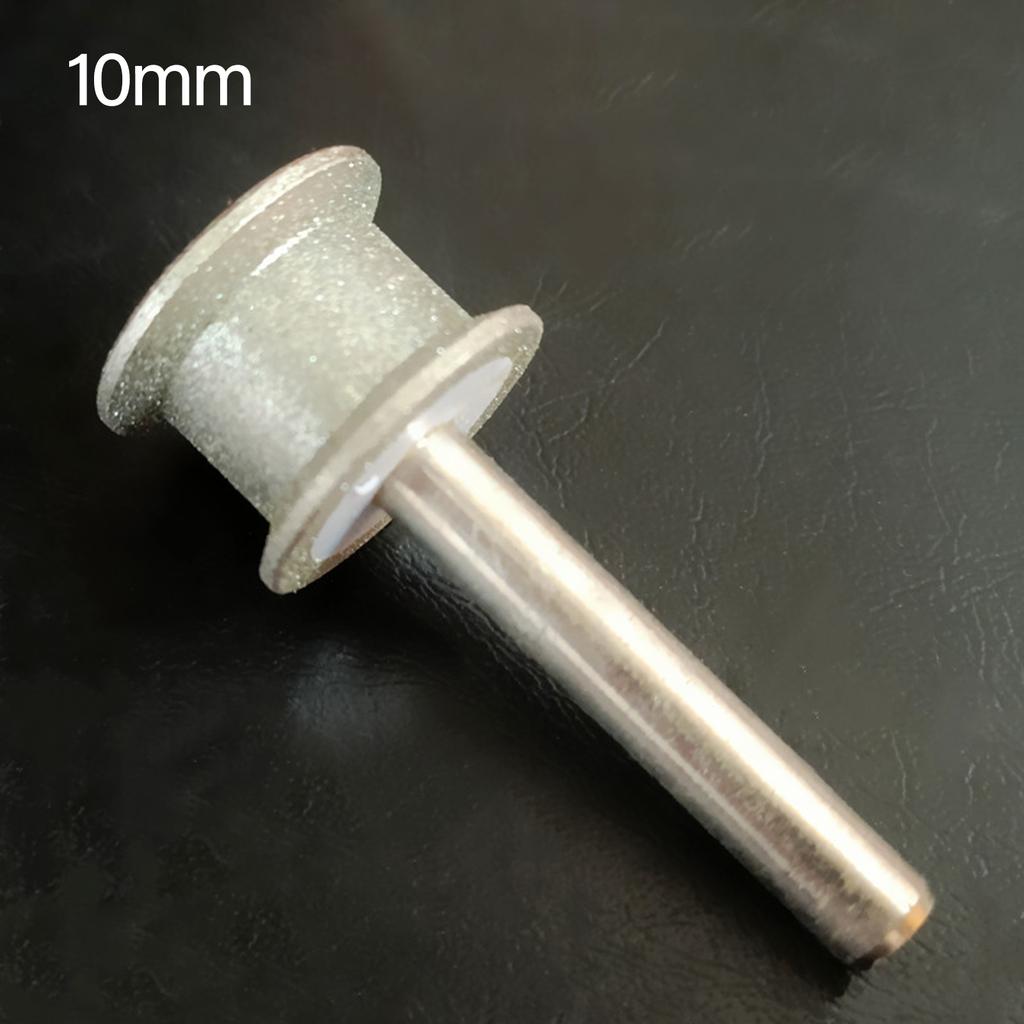 2-12mm Concave Diamond Grinding Wheel for Polishing Rounded Edges and Curved Surfaces On Glass Jade with 6mm Shank