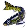 12.8cm-18g Multi-Jointed Bionic Minnow Sinking Lure for Sea Fishing Tackle.