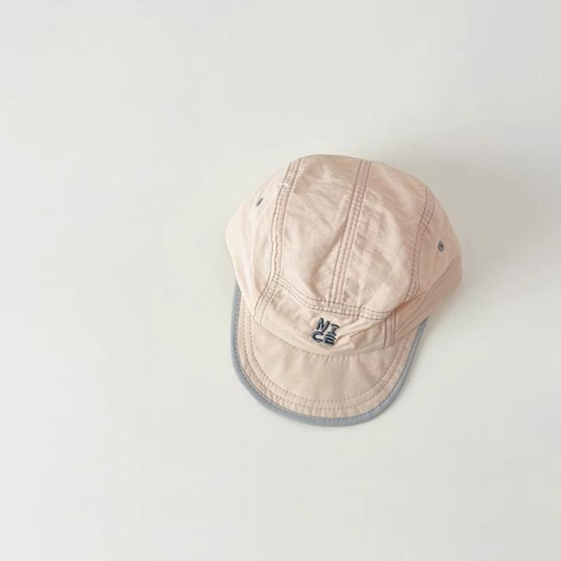 Korean Style Fashion Quick Dry Kids Baseball Cap Summer Peaked Cap Outdoor Letter Embroidered Sun Hat Kids Accessories Children