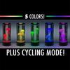Creative Medium-Sized LED Jellyfish Mood Light - USB Powered, Color-Changing Cylindrical Lamp