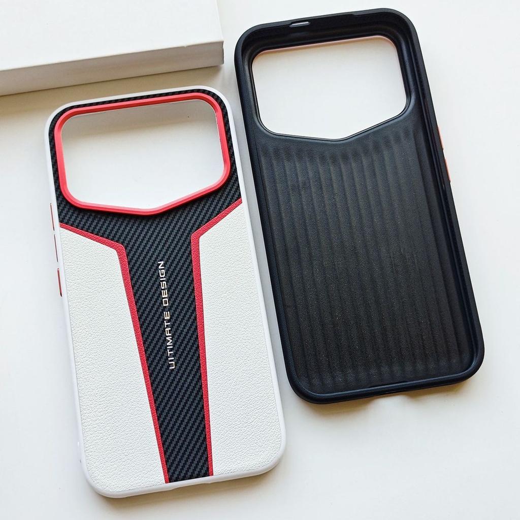 For Xiaomi POCO F8 Ultra Case Hard Luxury PU Leather Shockproof Protective Back Cover Case for POCO F8 Pro F8Ultra Phone Shell