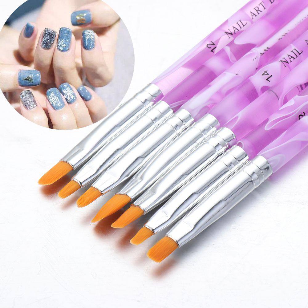 

7pcs 7PCS Polish Acrylic DIY Nail Art Brushes Painting Pen Manicure Tools Drawing