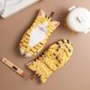 1PC Cute Cartoon Cotton Cat Paws Oven Mitts Long Baking Insulation Microwave Heat Resistant Non-slip Gloves for Kitchen