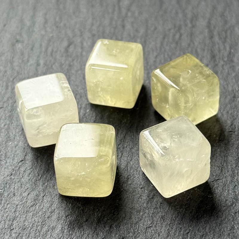 Golden Brown & Soft Pink Translucent Sugar Cube Bead Bracelet Accessories - DIY, Many Colors Available