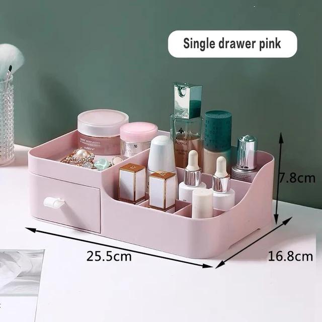 Make-up-Organizer mit großer Kapazität, Badezimmer-Make-up-Aufbewahrungsbox, Damen, Hautpflege, Frisiertisch, Kosmetik, Lippenstift, Beauty Case