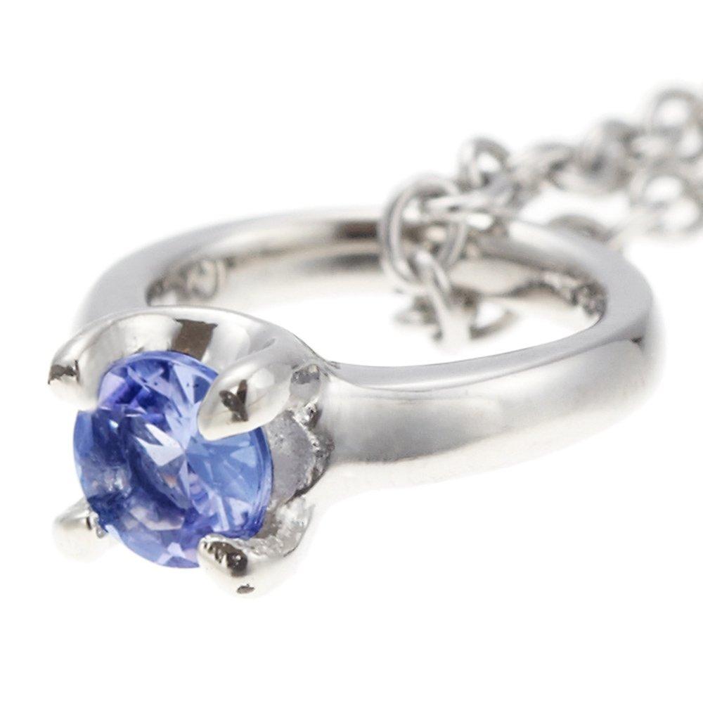 

Магазин аксесуарів Piena Сапфір Натуральний Камінь Нержавіюча Сталь Дитяча Каблучка Блакитне Намисто Камінь Вересня Блакитний Согем синій