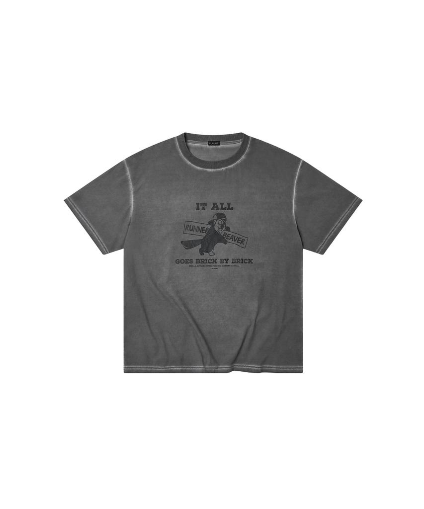 Peullaeniteu Quick Dry B.B.B T-Shirt Charcoal